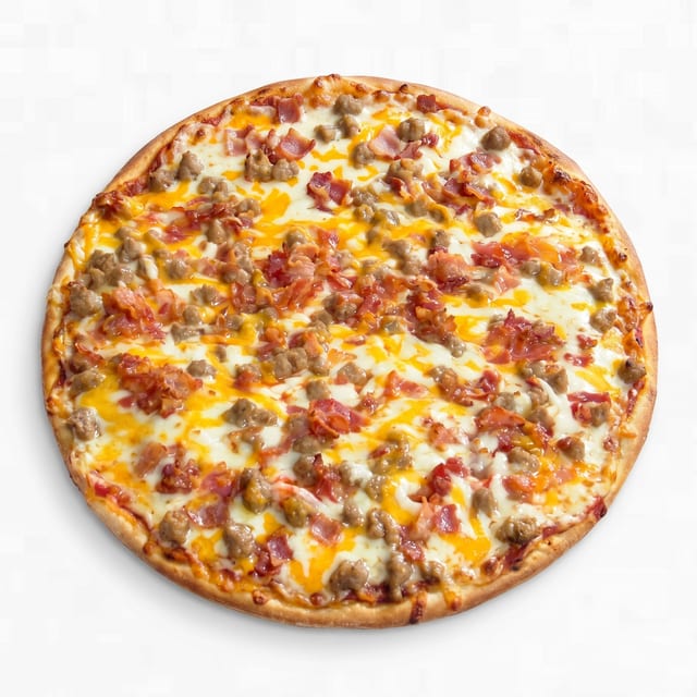 Roma Bacon Cheeseburger Pizza.