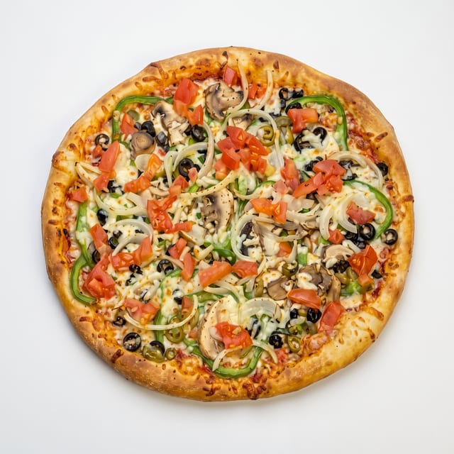 Vegetarian Feast Pizza.